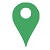 Green location pin