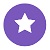 Purple circle around white star shape
